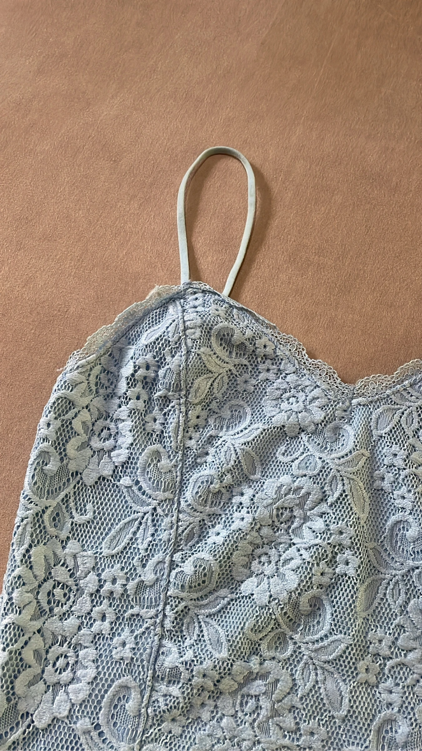 Top de renda turquesa – photo 2